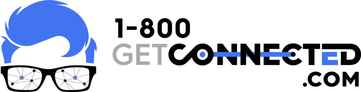 1-800GetConnected.com logo: business phone, internet and Digital Space experts
